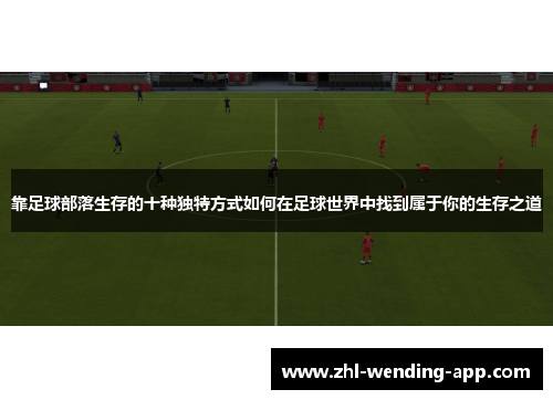 靠足球部落生存的十种独特方式如何在足球世界中找到属于你的生存之道 靠足球部落生存的十种独特方式如何在足球世界中找到属于你的生存之道